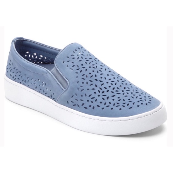 Vionic Splendid Midi Perforated Slip-On Blue - Picture 2 of 16